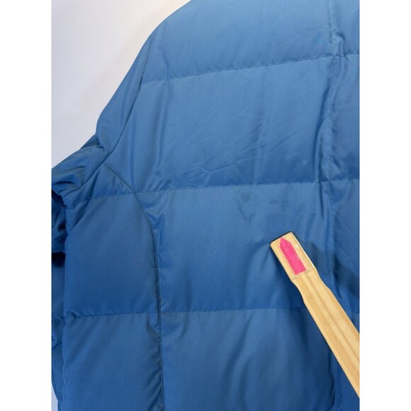 LL BEAN WOMEN CLASSIC PURPLE GOOSE DOWN WINTER WARMER Puffer COAT PARKA Blue L - Picture 10 of 13